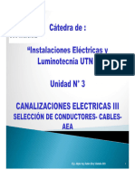 U3 Ev 03 Seleccion de Conductores - Cables-Canalizaciones