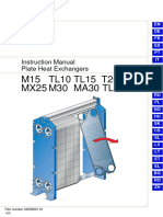 M15 TL10 TL15 T20 TS20 MX25 M30 MA30 TL35: Instruction Manual Plate Heat Exchangers