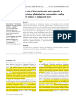 2007 Litchman The Role of Functional Traits and Trade-Offs in Structuring Phytoplankton