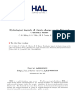 Hydrological Impacts of Climate Change On The Tejo and