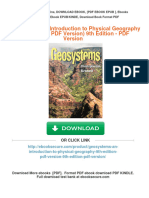 Geosystems: An Introduction To Physical Geography (9th Edition - PDF Version) 9th Edition - PDF Version Download PDF