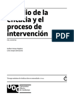 Estudio de La Eficacia y El Proceso de Intervención