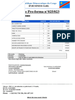 Facture Proformat Ets NKBG