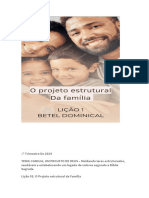 01 - Familia, Um Projeto de Deus