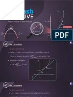 Applications of Derivatives..