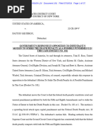 Government'S Response in Opposition To Defendant'S Motion To Strike The Death Penalty As A Possible Punishment in This Case (Docket No. 181)