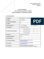 Saneamiento y Alcantarillado Ambiental