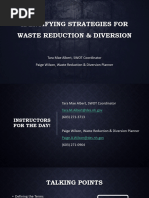 Swot Wastereductiondiversion