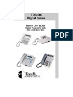 TDS 600 Digital Series: Station User Guide