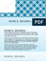 Homi K Bhabha