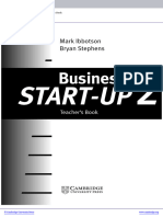 Business Start-Up 2 - Teacher's Book (Cambridge Professional English)