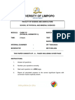 Chem 312 Test 2 2013 (Memo)