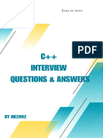 C++ Interview Questions & Answers: BY HK2002