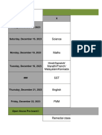 ICSE CBSE Datesheet Pre Board I and II AY 2023