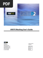 ANSYS Meshing Users Guide