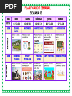 3° y 4° Plan. Seml - U4 - 3