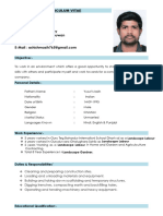 Ashish Masih Gardner Resume