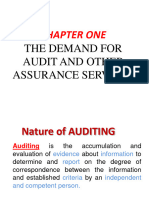 Lec 04 THE DEMAND FOR AUDIT AND OTHER ASSURANCE SERVICES