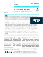 Why We Need A Small Data Paradigm: Debate Open Access