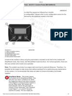 Control Panel - GCCP1.1 Control Panel (M0124696-03)