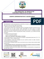 0869.027 - Agente Administrativo