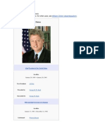 Bill Clinton: "William Clinton" Redirects Here. For Other Uses, See