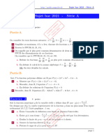 Sujet Bac 2021 Mathematiques Serie A, Congo