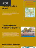 The Pre Modern World