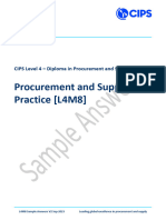 CIPS L4M8 Sample Answer Guidance V2