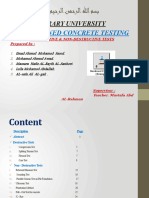 Hardened Concrete Testing