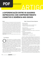 Erico - Diferenciação Entre Os Quadros Depressivos Com Comprometimento Cognitivo Na Demencia Nos Idosos