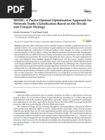 A Pareto-Optimal Optimization Approach Fornetwork Traffic Classification Based On The Divideand Conquer Strategy