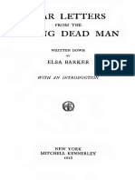 Elsa Barker War - Letters From A Living Dead Man