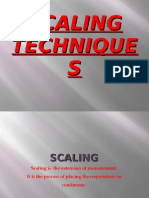 Scaling Techniques