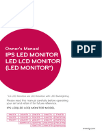 Ips Led Monitor Led LCD Monitor (Led Monitor ) : Owner's Manual