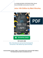 Economics 14th Edition by Mark Hirschey