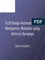 VLSI Design Automation of A Montgomery Multiplier Using Astro by ...