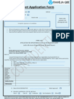 Agent Application Form