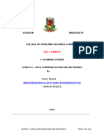 ACMP 271 Data Communication and Networks E-Contents