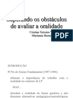 Avaliacao Oralidade