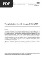 Code - Aster: Viscoplastic Behavior With Damage of HAYHURST