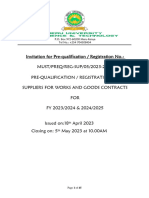 MUST Registration of Suppliers Document FY2023 2025