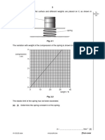 Weights: A Spring Is Placed On A Flat Surface and Different Weights Are Placed On It, As Shown in Fig. 2.1