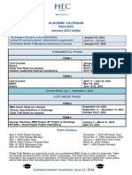 JAN 23 Academic Calendar