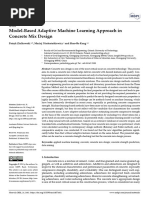 Model-Based Adaptive Machine Learning Approach in