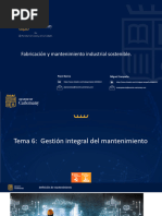 Tema 6. Gestión Integral Del Mantenimiento