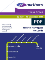 Northern Timetable 29