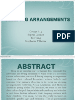 Sleeping Arrangements: Group #14 Sophia Gomez Yee Vang Stephanie Villamar