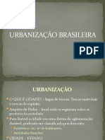 Urbanização Brasileira