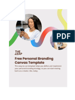 The Leap - Free Personal Branding Canvas Template